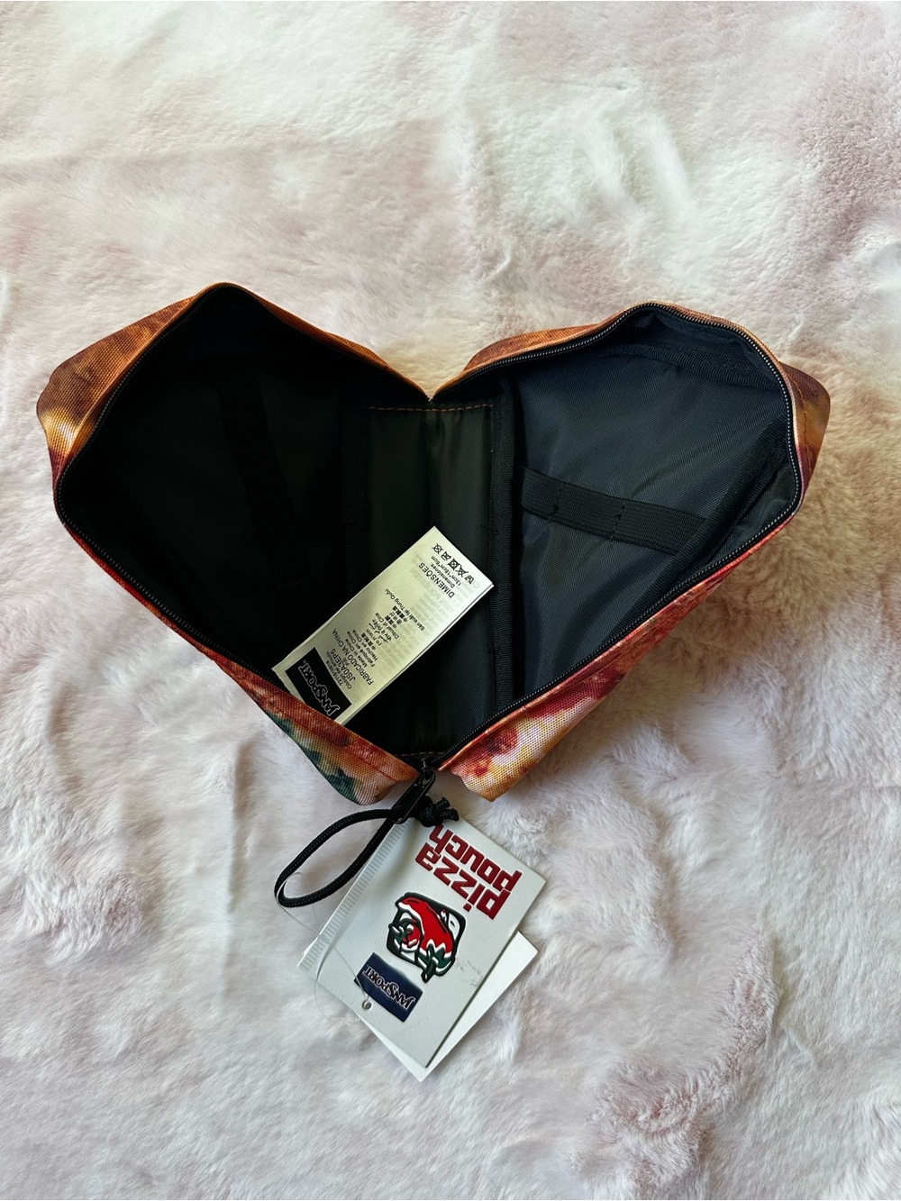 Deep Dish Pizza Digital Pencil Case Pouch - Jansport NWT - Picture 2 of 3